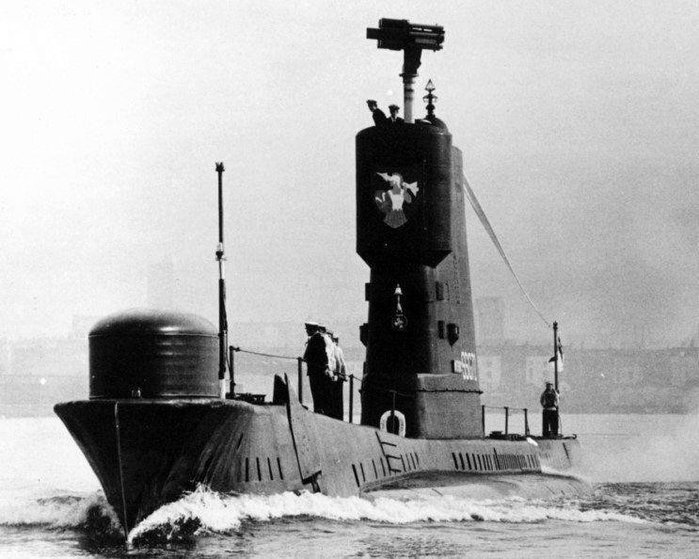 영국 해군 잠수함 HMS 아이네아스(Aeneas)에서 시험 중인 SLAM <출처 : topwar.ru>