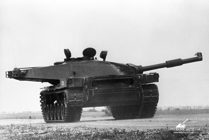 MBT-70은 개발비가 계획보다 5배 이상으로 급상승하면서 결국 취소되고 말았다. <출처: The Tank Museum>
