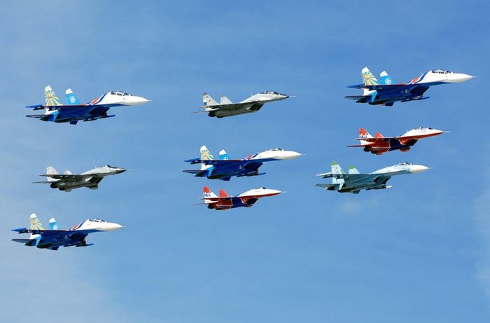 þ   Ҽ Su-27 MiG-29 . TsAGI   ü ޸ ߵǾ⿡  ϴ. < ó : (cc) Aleksandr Markin at Wikimedia.org >