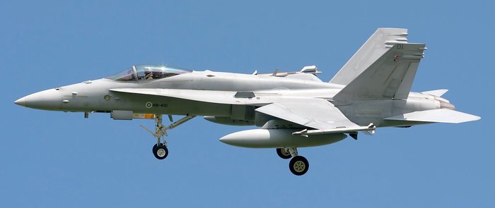 핀란드군의 F-18C/D 호넷 <출처: Rob Schleiffert / Wikipeida>