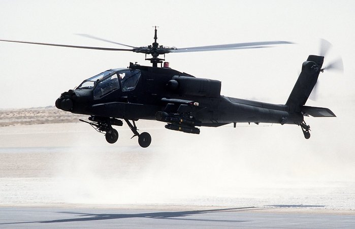 미군은 무려 3천발의 헬파이어를 발사했으며 명중률은 79%에 이르렀다. <출처: US National Archives>