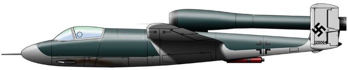He 162B <ó: The War'tist(Vincent Bourguignon / wardrawings.be>