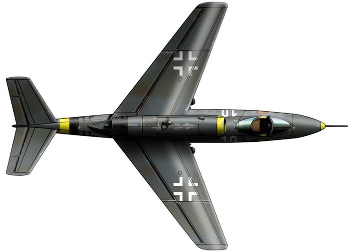 He 162D <ó: The War'tist(Vincent Bourguignon / wardrawings.be>