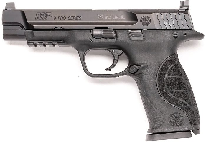 M&P 9 프로 C.O.R.E. 컴피티션 권총 <출처: Smith & Wesson>