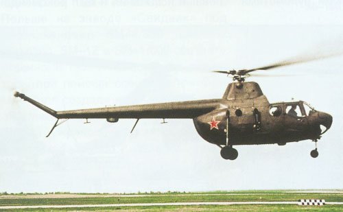 시제품만 제작된 연락 및 화력통제 헬기 Mi-1MRK <출처 : aviastar.org>
