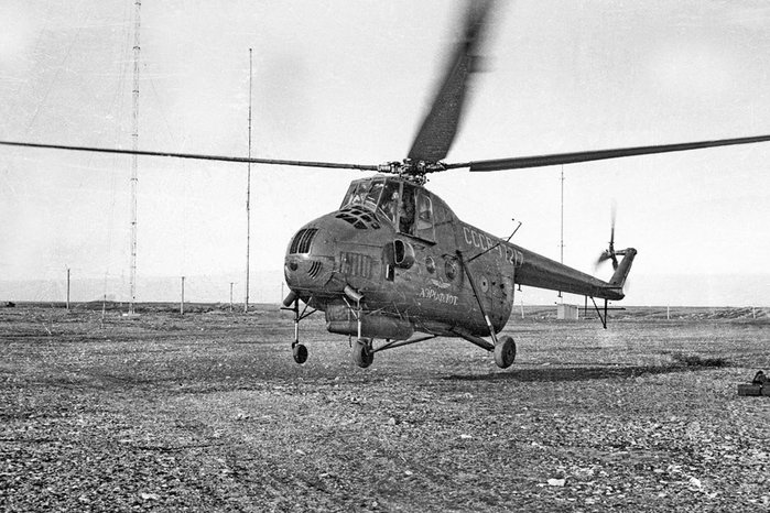 초기 생산형인 Mi-4 <출처 : airwar.ru>