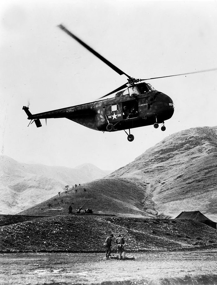한국전 당시 병력 수송 등 다양한 임무에 사용된 H-19 <출처 : Public Domain>