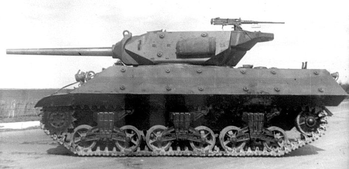 3-inch GMC M10 후기양산형의 모습 < 출처 : Public Domain >