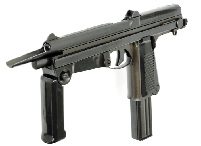 PM-63 RAK 기관단총은 1960년대에 등장한 폴란드의 자국산 PDW 총기이다. <출처: Public Domain>