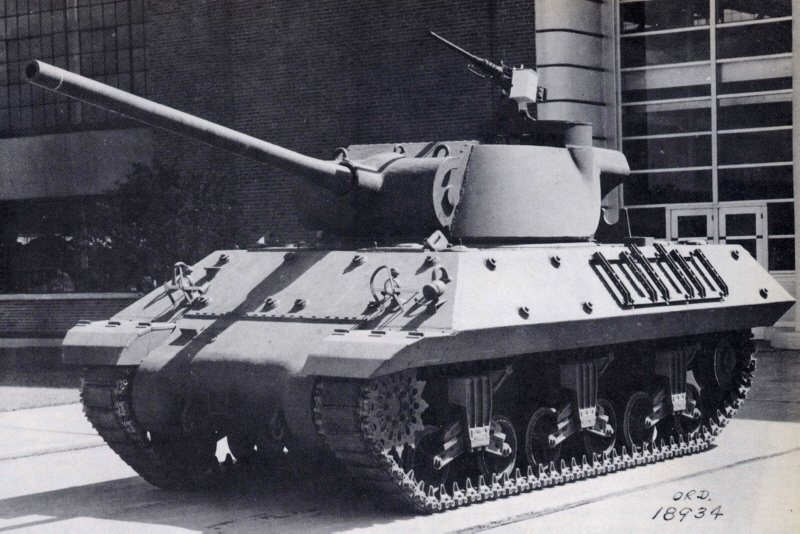 M10A1 차체를 기반으로 한 GMC T71 프로토타입 < 출처 : Public Domain >