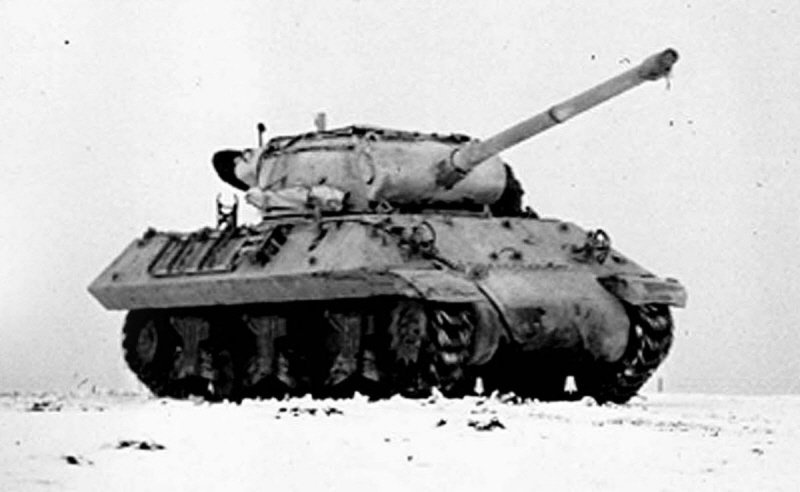 M36의 등장으로 미군은 독일 전차에 대한 콤플렉스를 극복할 수 있었다. 하지만 자주대전차포를 전차처럼 운용하면서 낭패를 보기도 했다. < 출처 : Public Domain >