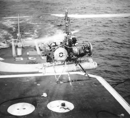 QH-50의 기본 임무는 함정에 탑재되어 먼 거리의 잠수함을 공격하는 것이었다. <출처 : gyrodynehelicopters.com>