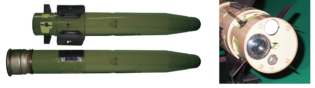 레이저 빔 라이딩 유도 방식의 스투흐나 포 발사 미사일 <출처 : luch.kiev.ua>