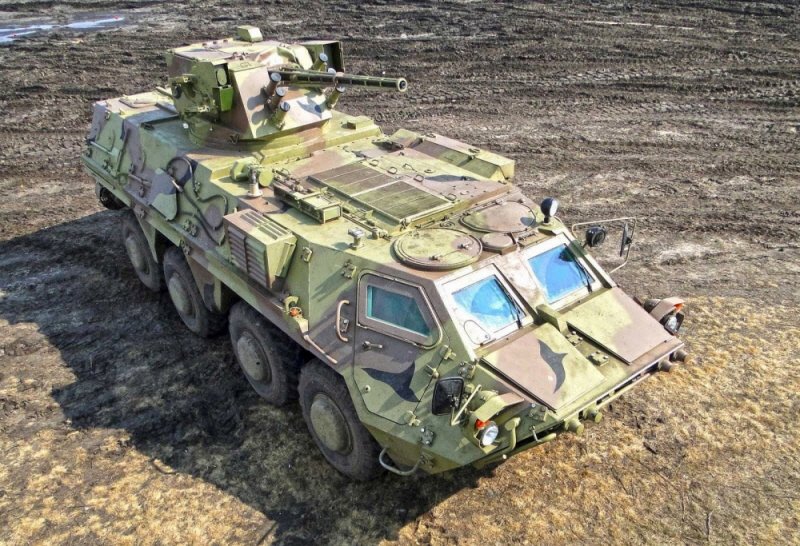 BTR-4는 수요자의 요구에 따라 다양한 무장을 장착할 수 있다. < 출처 : (cc) UKROBORONSERVICEV >