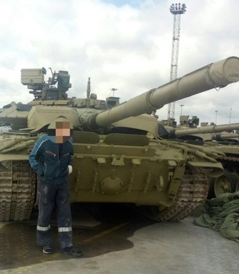 알제리로 운송된 T-90SA <출처 : Defence blog>