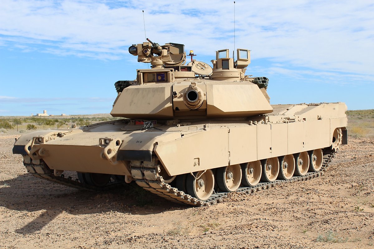 M60-2000 전차의 상부 베이스가 된 M1A1 에이브럼스 전차. (출처: US Army Acquisition Support Center)