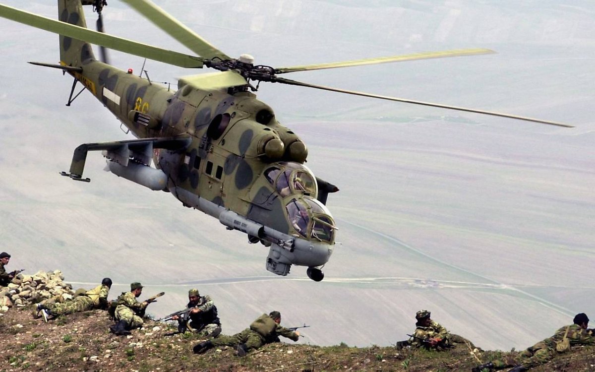 Mi-24 하인드는 냉전시대를 대표하는 소련 최고의 공격헬기였다. <출처: topwar.ru>