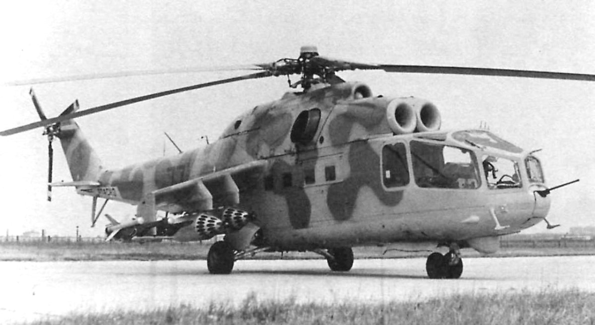 Mi-24 하인드-A <출처: Public Domain>