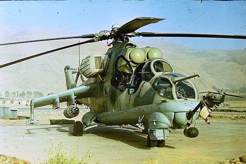 Mi-24 아프가니스탄 야전 개량형 <출처: Public Domain>