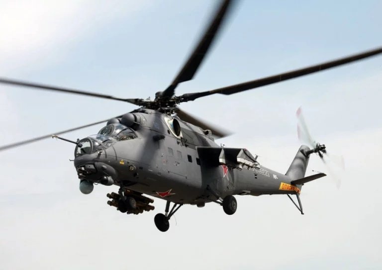 야간공격형 공격헬기인 Mi-35M <출처: Public Domain>
