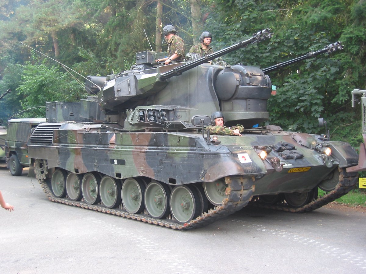 네덜란드 육군이 운용하던 게파르트 방공전차. (Rasbak/Wikimedia Commons)