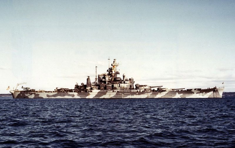 4척의 사우스다코다급 전함은 미국이 워싱턴 해군 군축조약을 준수해서 제작한 마지막 주력함이다. < Public Domain >