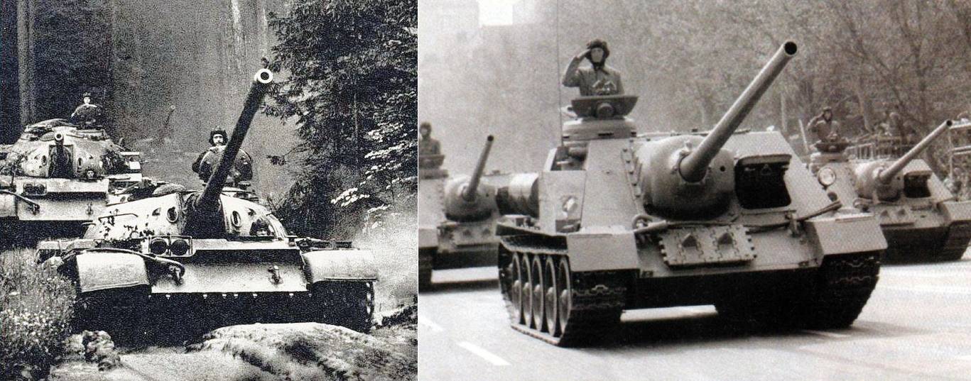 스탈린 사후 유고와 소련의 관계가 개선되면서 T-54와 T-55 등이 도입되기도 했다. <출처: Public Domain>