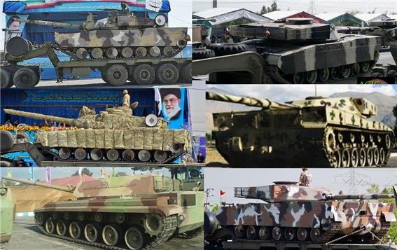 줄피카르 전차는 다양한 형상을 지니고 있으며 일부 전차는 북한의 M-2020 전차와 같이 포탑 양측에 대전차미사일을 장착한 것으로 보인다. <출처 : tank-encyclopedi>