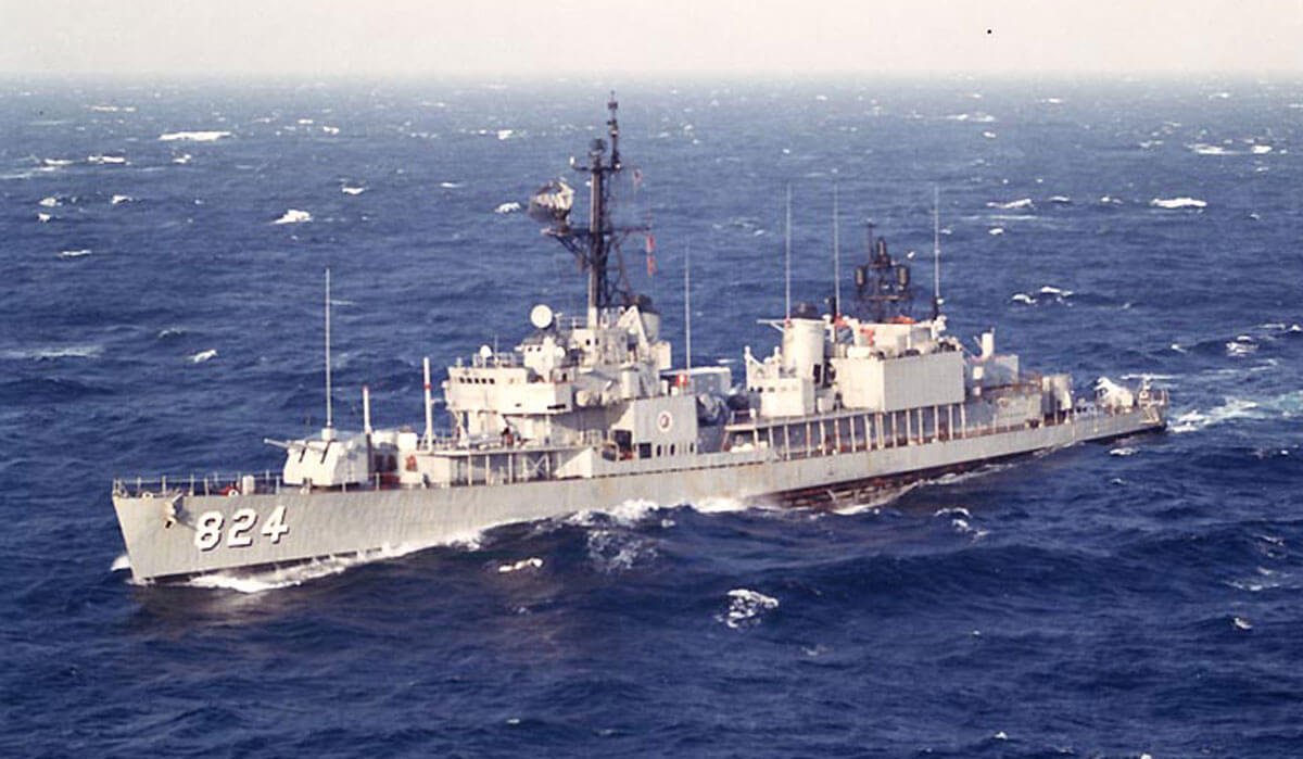 FRAM 사업을 통해 대잠 구축함으로 개조된 기어링급 구축함은 1960년대 이후 미 해군에서 큰 역할을 담당하였지만 급속히 노후화되고 있었다. <출처 : 미 해군>