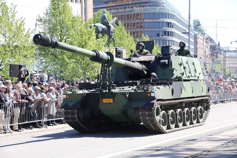 K-9에 기반한 터키의 T-155 프르트나 자주포 < (cc) MKFI at Wikipedia.org >