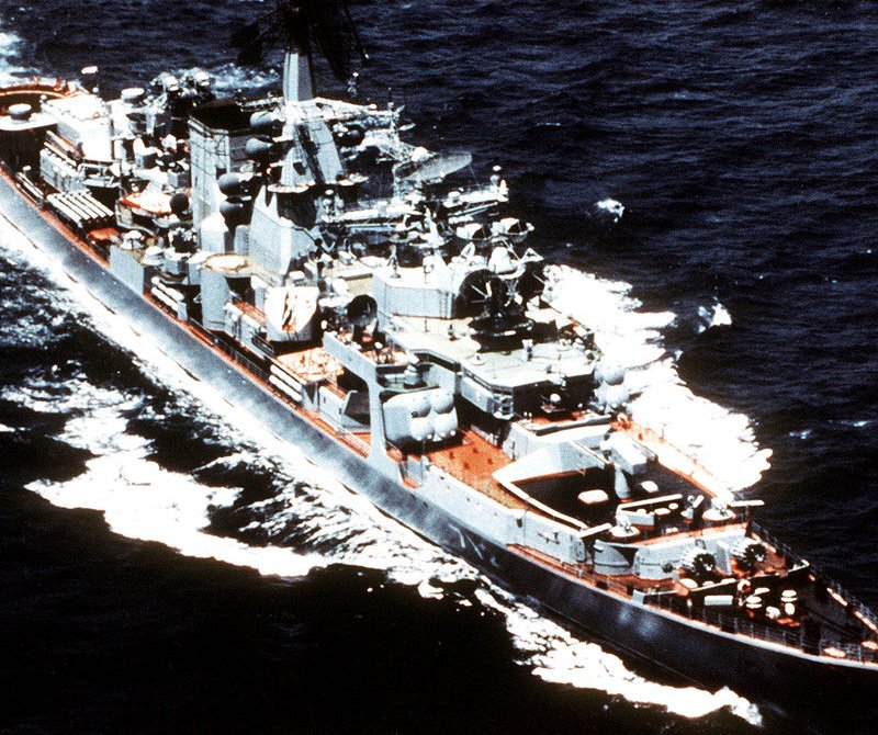 슬라브급은 나토에서 순양함으로 구분되는 대형 전투함이다. 다목적함이나 대잠전에 특화되었다. < Public Domain >